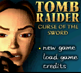 Tomb Raider - Curse of the Sword (USA, Europe) Title Screen